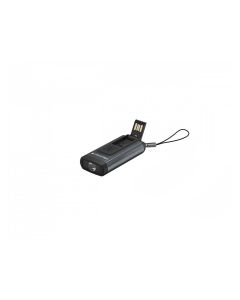 LED502580 image(1) - LEDLENSER INC Lenlenser K6R Rechargeable Safety Keychain Light, Gray
