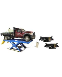 ATEATPK-PX16ACF-COMBO image(0) - Atlas Equipment PX16A Scissor Alignment Lift and RJ8 Rolling Jacks Combo (WILL CALL)