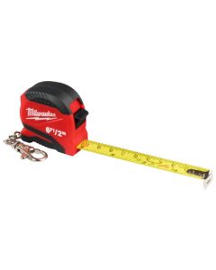 MLW48-22-1706 image(0) - Milwaukee Tool 6ft/2m Keychain Tape Measure