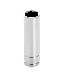 WLMW38316 image(1) - Wilmar Corp. / Performance Tool 3/8'' Dr 6pt Deep Socket 1/2"