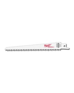 Milwaukee Tool 6" 6 TPI Fleam Ground SAWZALL Blades (Bulk - 100 Pk)