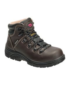 Avenger Framer Series - Women's High Top Work Boots - Composite Toe - IC|EH|SR|PR - Brown/Black - Size: 11W