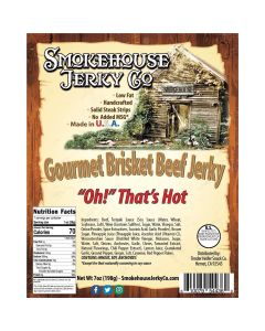 THS610079-544369 image(0) - Tender Heifer Snack Co. Oh! That'S Hot! Beef Jerky 7  Ounce - Beef Jerky