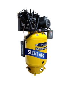 EMXESP07V120V3 image(0) - Emax Compressor Industrial Plus 7.5 HP 3 PH 120 GALLON VERTICAL WITH AIR SILENCER-With Pressure Lube Pump