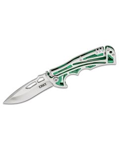CRK5241 image(0) - CRKT (Columbia River Knife)  Nirk Tighe Folding Knife - Green/Silver