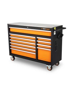 GearWrench 52 Inch 11 Drawer GSX Series Rolling Tool Cabinet with Stainless Steel Worktop