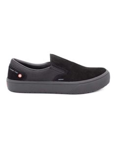 Airwalk AIRWALK - VENICE SD10 - Women's Suede Slip On - CT|SD|SF|SR - Black / Black - Size: 8 - B - (Medium)