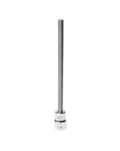 Mayhew Mayhew 1/4-Inch SAE Hex Long Insert Socket Bit, 3/8-Inch Drive