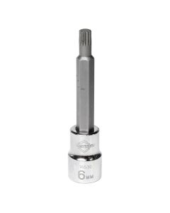 Mayhew Mayhew 6 MM Triple Square Medium Insert Socket Bit, 3/8-Inch Drive