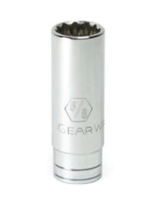 KDT80228 image(0) - GearWrench 1/4 Inch Drive 12 Point Deep SAE Socket 1/2 Inch
