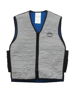 ERG12547 image(0) - Ergodyne 6665 3XL Gray Evap Cooling Vest