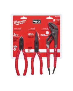 Milwaukee Tool Comfort Grip Pliers Kit - 3 PC