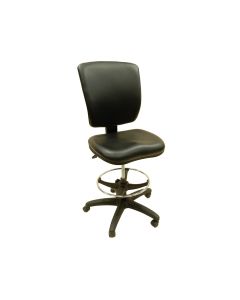 ShopSol Workbench Chair w/ vinyl seat and backrest