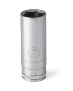 KDT80142 image(0) - GearWrench 1/4 Inch Drive 6 Point Deep Metric Socket 7mm