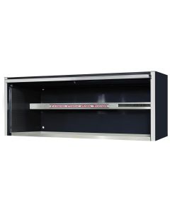 EXTEX7201HCQBKCR image(1) - Extreme Tools EXQ Series 72"W x 30"D Professional Extreme Power Workstation Hutch  Black w Chrome Handle