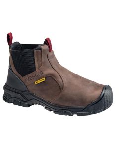 FSIA7342-11.5W image(0) - Avenger Ripsaw Romeo Series - Men's Mid-Top Slip-On Boots - Aluminum Toe - IC|EH|SR|PR|MT - Brown/Black -Size: 11.5W