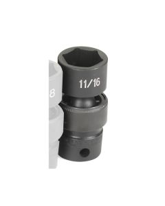 GRE1022U image(1) - Grey Pneumatic SOC 11/16 3/8D IMP UNIV 6PT