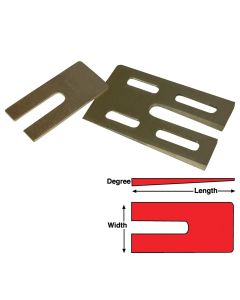 SPP10434 image(0) - Specialty Products Company MA BZ SHIMS 2.5x5x2 DEG (6)