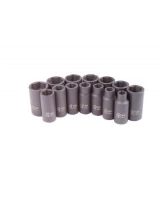 SUNEX 3/8" Dr. 16mm Semi-Deep Impact Socket