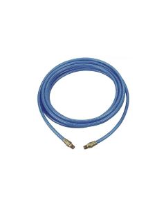 COIPFE50504T image(0) - COIJALI Flexeel Hose, 5/16" x 50', 1/4" MPT Reusable Strain Relief Fittings, Transparent Blue