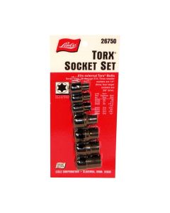 LIS26750 image(1) - Lisle SOCKET TORX EXTERNAL SET 8 PC.