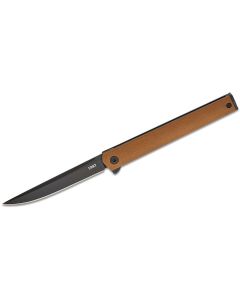 CRK7097DK image(0) - CRKT (Columbia River Knife) CEO Flipper Folding EDC Pocket Knife - Desert Tan Brown