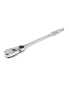 KDT81362T image(1) - GearWrench 1/2 Inch Drive 90-Tooth Locking Flex Head Teardrop Ratchet 17 Inch