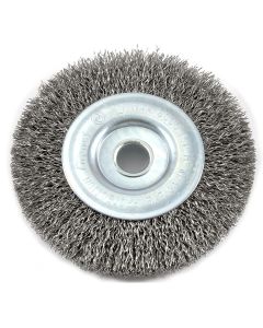 FOR72742 image(1) - Forney Industries Wire Wheel Crimped, 4 in x .012 in x 1/2 in Arbor
