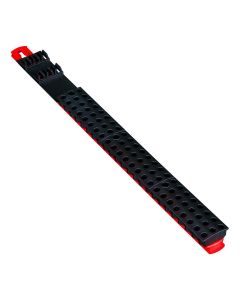 ERN5730 image(0) - Ernst Mfg. 18" 78 Tool Magnetic Bit Bar - Black/Red