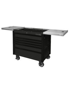 Extreme Tools 41 in. 6-Drawer Slide Top Tool Cart, Matte Black