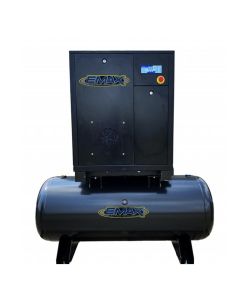 EMAX 7.5HP 3PH Industrial Rotary Screw Compressor-80 Gal Tank Mount