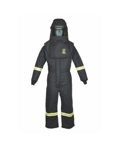 Oberon Suit Kit - Arc Flash - 75 Cal TCG&trade; - Comes with Hood and Coveralls - Color: Black - Size: