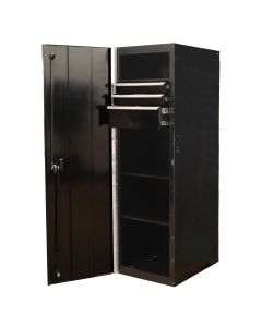 Extreme Tools Extreme Tools 19" 3-Drw and 2-Shelf Side Locker BK