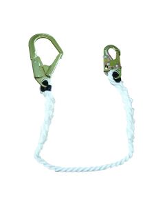 SRWV8151206 image(0) - PeakWorks PeakWorks - Restraint Lanyard with 5/8" Rope - Snap & Form Hooks - 6 FT
