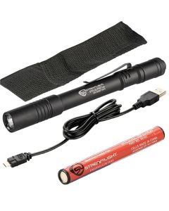 STL66134 image(0) - Streamlight Stylus Pro USB LED 350 Lumen Penlight with USB Charge Cord - Black
