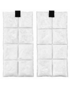 Ergodyne 6250 Clear Lightweight Phase Change Cooling Packs - Set of 4