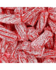 THS784300-190653 image(0) - Tender Heifer Snack Co. Pectin Filled Licorice Sour Strawberry Candy - 10 oz