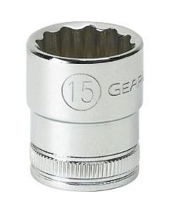 KDT80206 image(0) - GearWrench 1/4 Inch Drive 12 Point Standard Metric Socket 12mm