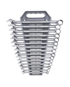 KDT81902 image(1) - GearWrench 15 Piece 12 Point Long Pattern Combination Metric Wrench Set