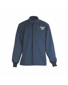 Oberon Coat - Arc Flash - 40 Cal LAN&trade; Series Deluxe - With Escape Strap - Color: Navy Blue - Size: Medium