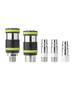 LEG656FZ image(1) - Legacy Manufacturing Flexzilla Pro HD Safety Coupler and Plug Kit,