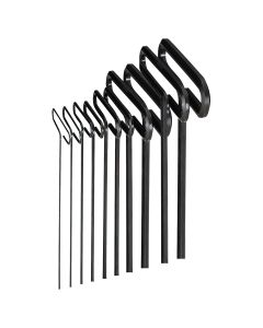EKL33910 image(1) - Eklind Tool Company HEX KEY SET 10 PC T-HANDLE 9IN. SAE 3/32-3/8IN.
