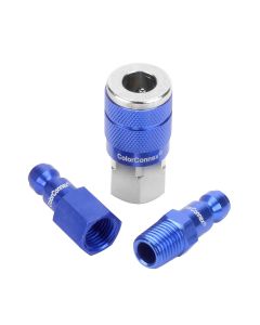 Legacy Manufacturing COLORCONNEX TYPE C 3PC 1/4" BODY COUPLER & PLUG KI