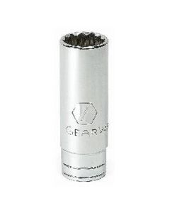 KDT80509 image(0) - GearWrench 3/8 Inch Drive 12 Point Deep SAE Socket 1/4 Inch