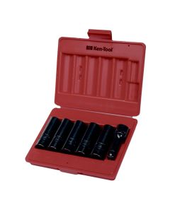 KEN30113 image(2) - Ken-tool 6PC DEEP THINWALL INPACT SOCKET SET