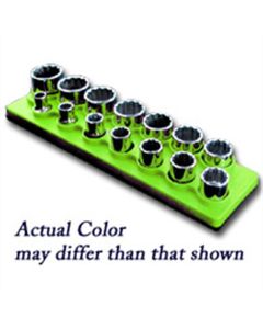 MTS5015 image(2) - Mechanic's Time Savers SOC HOL 1/2 MAG SAE & METRIC NEON GREEN