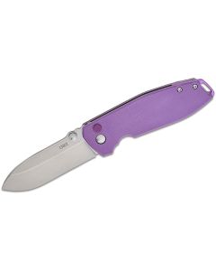 CRK2495P image(0) - CRKT (Columbia River Knife) Squid XM Button Lock Folding EDC Pocket Knife - Violet