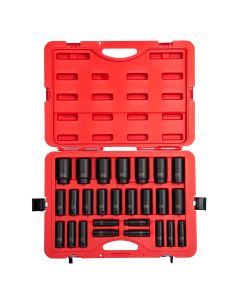 SUN2646 image(0) - SUNEX 26-Piece 1/2 in. Drive Deep Metric Im