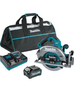 MAKGSH01M1 image(0) - 40V max XGT&reg; Brushless Cordless 7-1/4" Circular Saw Kit, AWS&reg; Capable, bag, with one battery (4.0Ah)
