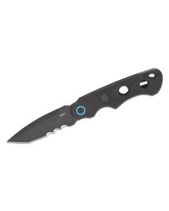 CRK2606 image(0) - CRKT (Columbia River Knife) A.B.C.(All. Bases. Covered.) Assisted Opening EDC Pocket Knife with Veff Serrations - Black